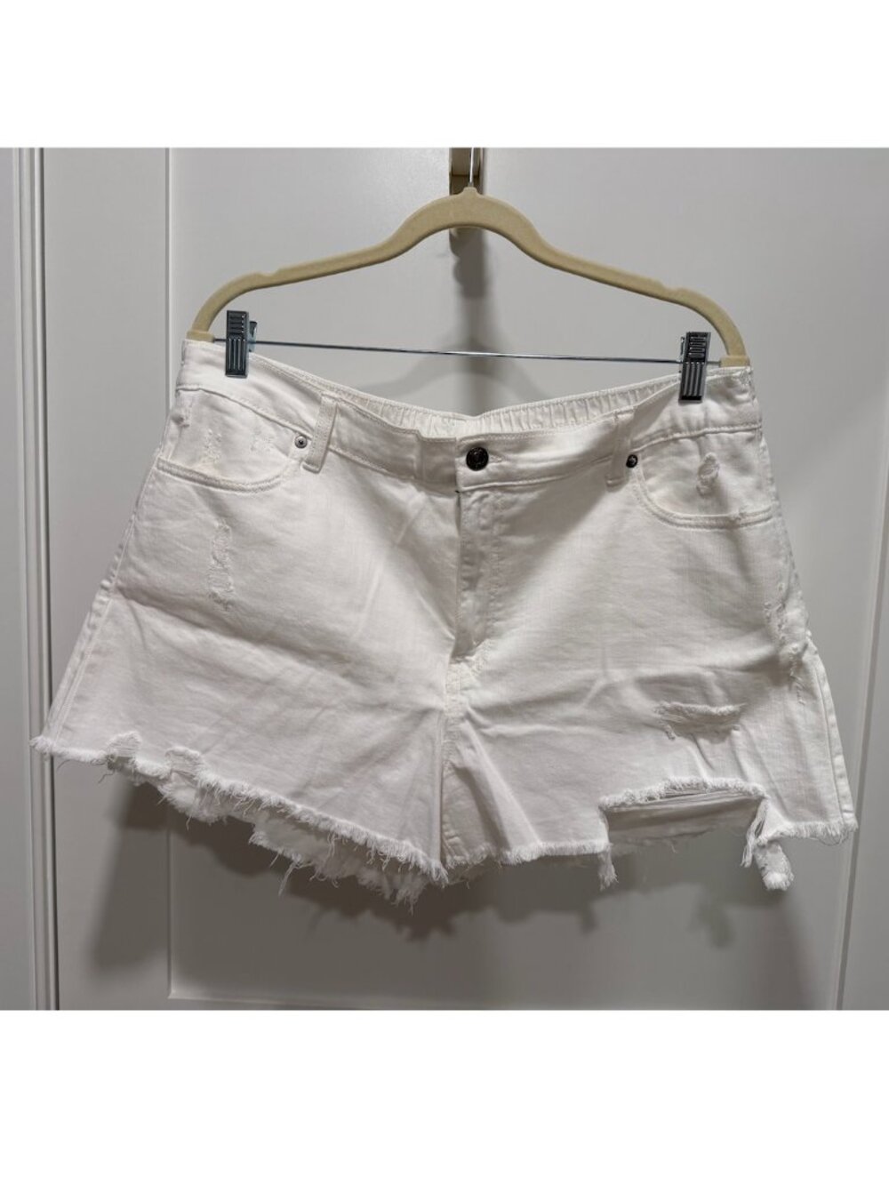 Aerie Daydream White Denim Short